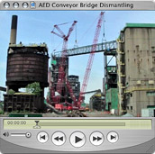 AED Conveyor Bridge Dismantling